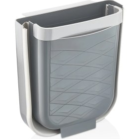 Resim Mutfak Katlanır Çöp Kovası Qlux Katlanır Çöp Kovası Asılabilir (Dolap Kapağına) Çöp Kovası 