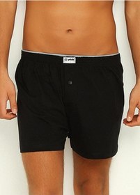Resim 5'Li Penye Siyah Pamuk Erkek Boxer 43 001 