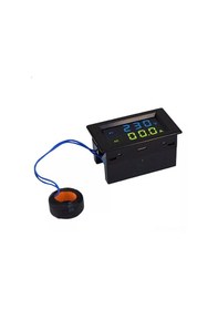 Resim Jeehugo Siyah D85-2042a Lcd Ekranlı Dijital Ac Voltmetre Ve Ampermetre - Aynı Anda Gerilim Ve Akım Ölçümü 