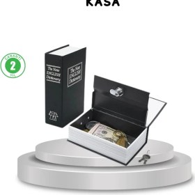 Resim Kaktüs Jack Gizli Kitap Kasa – Metal Gövdeli, Anahtarlı 