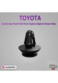 Resim Toyota Kapı Paneli İtmeli Perçin Kaplama Bağlantı Elemanı Klipsi Bağlantı Elemanı Klipsi 