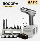 Resim Szuk 98000pa Araba Elektrikli Süpürge Mini Güçlü Temizleme Makinesi Güçlü Emiş El Araba Kablosuz Taşınabilir Ev Aletleri 