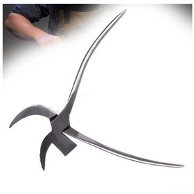 Resim Jeemson Çelik Konik Ağız Ayakkabı Şekillendirme Pensi - Pas Koruyucu, Dayanıklı Deri Uygulama Aracı 