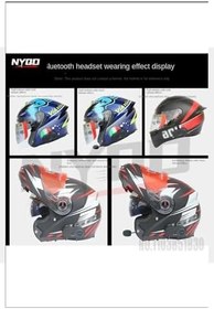 Resim X63 Motosiklet Kask Kulaklık Intercom Işıklı Motorsiklet Interkom 5.3 