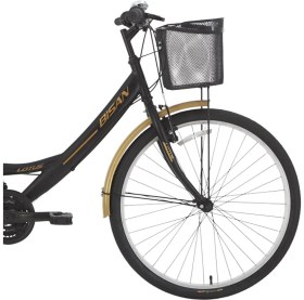 Resim Lotus Bisan 26" Şehir Bisikleti 3x7 Vites Siyah Gold 
