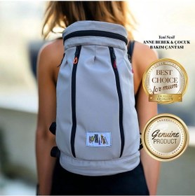 Resim Kukita Anne Bebek & Çocuk Çantası - Antrasit 