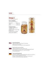 Resim Dmp Omega 3 Balık Yağı 1000 Mg 400 Softgel Hap Kutusu 