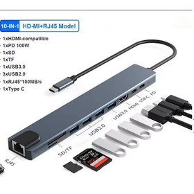Resim Zr795 Type-c 10 İn 1 Pd Çevirici 