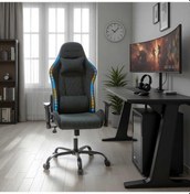 Resim Adore Gaming Prime-x Pofesyonel Oyuncu Koltuğu - Koyu Gri Kumaş 69x119.5-130x76 Cm 