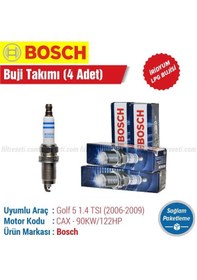Resim Vw Golf 5 1.4 Tsı Bosch Çift İridyum Buji Takımı 2006-2009 