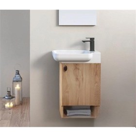 Resim Orka Begonya 55 Alt Modül + Lavabo Legnano Diğer 