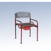 Resim Silver Siyah Deri Döşemeli Klozet Yükseltici Katlanabilir Tuvalet Yükseltici Sandalyesi 