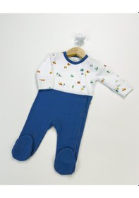 Resim Sezgibaby Erkek Bebek Tulum Mavi 