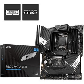 Resim Pro Z790-A WiFi DDR5 Intel Z790 Soket 1700 7200 DDR5 MHz ATX Gaming Anakart MSI