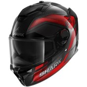 Resim Shark Spartan Gt Pro Carbon Ritmo Dru Kapalı Kask Kırmızı 