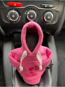 Resim SSS TEKSTİL SİHİRLİELLER35 barbie pembe Hoodie - Araç Vites Kıyafeti - Vites Poları - Her Araca Uyumlu Vites Hoodie 