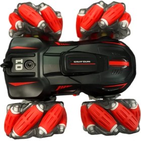 Resim Ctoys 360 Derece Dönen Şarjlı Uzaktan Kumandalı Saatli Araç Kırmızı G132A 