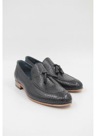 Resim Luciano Bellini J101 Erkek Klasik Ayakkabı - Siyah-siyah 