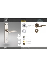 Resim Kapı Kolu Zk26 Deniz Nikel Saten Aynalı Wc 