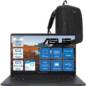 Resim Asus Expertbook B1 B1403CVA Intel Core I5-1334U 48GB DDR5 512GB SSD Intel Iris x Graphics 14'' Fhd LED 300NITS Windows 11 