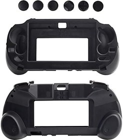 Resim Playstation PS Vita 1000 için L2 R2 Trigger El Kavrama Kabuk Kontrolörü Koruyucu Kılıf 