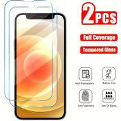 Resim Set of 2 Yüksek Çözünürlüklü Tam Kapsama Ekran Koruyucuları for iphone Modelleri 11 Through 16 Pro Max ve Plus için, Geliştirilmiş Koruma için Temperli Camdan Yapılmıştır. 