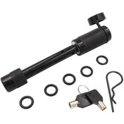 Resim 5/8 İnç Çeki Bağlantısı Top Bar Römork Bağlayıcı Kilit Pimi 2 İnç Susturucu Pedi İle Ağır Hizmet Tipi 