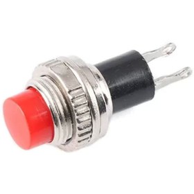 Resim TIEE 10mm Mini Diafon Buton - Normali Açık (NO) - KIRMIZI 