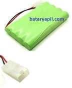 Resim TNL 9.6v 1300mah Oyuncak Araba Pili 9.6v 700mah Yerine 