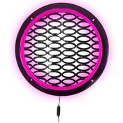 Resim Poke Ledli Flaşörlü Hoparlör Kapak 16cm 1adet 12v Pk-5573, Pembe 