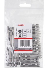 Resim Bosch Extra Hard PH2x 49 MM Vidalama Ucu 25'li - 2607002503 