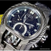 Resim Invicta Reserve Bolt Zeus Magnum Sandblasted 52 MM Siyah 2 Dials Erkek Kol Saati 886678312 