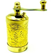 Resim Pologift Döküm Dekoratif Kahve ve Baharat Öğütücü - Gold 