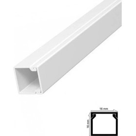 Resim Ennalbur Kablo Kanalı 12X12 mm 2 Metre 6 Adet 