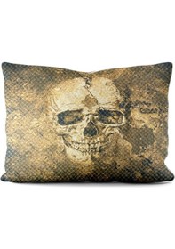 Resim Paradero Skull Büyük Yastık Kılıfı 