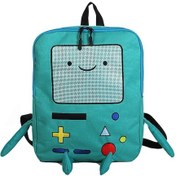 Resim Tenfowee Klasik Oyun Konsolu Desenli Çanta - Canvas Materyal, Tek/çift Omuzlu Dönüşüm, 29x11.5x39cm, Üniversite/okul/seyahat İçin Pratik Ve Sevimli Mavi Sırt Çantası Çok Renkli 