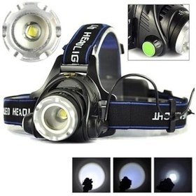 Resim Led Kafa Feneri 2000lm Xm-l T6 2000 Lumens 3 Modlu - Çok Renkli 