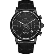 Resim Slazenger SL.09.2481.2.05 Quartz Deri Siyah 40 mm Erkek Kol Saati 