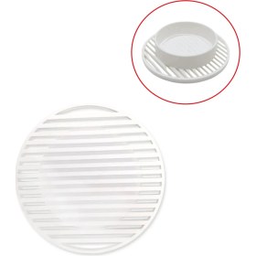 Resim 3 Adet Büyük Yer Süzgeci Izgarası ve Gider Kapağı 