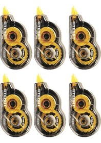 Resim Şerit Daksil 5mmx8 Metre 6 Adet Şerit Düzeltici Temat Şerit Silici Büro Ofis Okul 