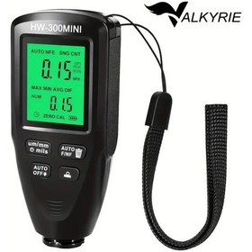 Resim Valkyrie Hw-300mını Dijital Boya Kalınlığı Ölçüm Cihazı 0-2000µm Hassas Ölçer 