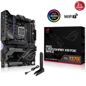 Resim Asus Rog Crosshaır X870e Apex Ddr5 Typec 2x Pcıe 5.0 Am5 Atx 