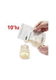 Resim Bebebao Anne Sütü Saklama Poşeti 200 Ml 10'lu 