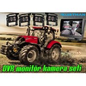Resim 12-24 Volt Uyumlu 10'' Dvr Monitör Ve 4 Adet Kamera Seti 