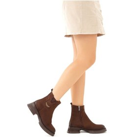 Resim Tamer Tanca Kadın Hakiki Deri Kahverengi Nubuk Casual Bot 599 2300 Bn Bot Sk22/23 Kahve Nbk Kahverengi 