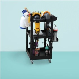 Resim Virtues Deta Tekerlekli Malzeme Arabası 