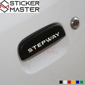 Resim Stepway Kapı Kolu Seti Sticker | Sticker Master - Mavi / 12 Cm 
