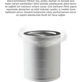 Resim Akıllı Hava Temizleyici Filtresi Torima TAP-500 Pro Gri Filtre 
