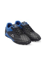 Resim Slazenger CYCLE I Erkek Halı Saha Siyah / Mavi Futbol Ayakkabısı 