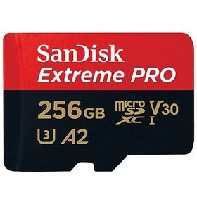 Resim SanDisk 256GB Extreme Pro MicroSDXC Hafıza Kartı (200MB/s) 